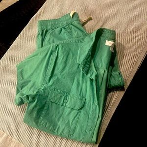 Boys matching casual pants set.